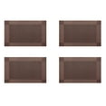 thumbnail image 2 of HEVIRGO 4Pcs PVC Placemats Set Heat Resistant Woven Place Mats for Dining Washable Table Protectors Modern Table Decorations, 2 of 9