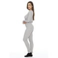 thumbnail image 2 of Just Love Women's Thermal Underwear Pajamas Set (Grey, 3X), 2 of 3