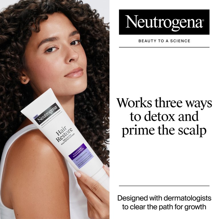 Neutrogena Hair Restore Triple Action Scalp Detox Cleanser  display picture 1