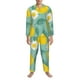 thumbnail image 3 of Balery Lemons Chamomile Flowers And Leaves Pijama para Hombre de Dos Piezas con Manga Larga, Conjunto de Dormir y Descanso Suave con Bolsillos-XX-Large, 3 of 6