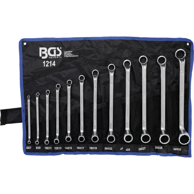 Juego de Llaves Acodadas BGS 1214 12 Piezas 6X7-30X32 MM