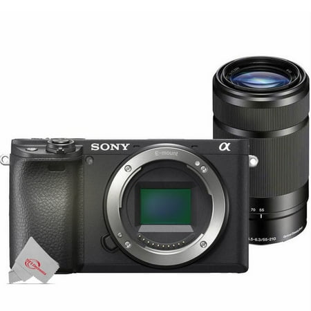 Sony Alpha a6400 24.2MP Wi-Fi Mirrorless Digital Camera with 55-210mm F4.5-6.3 Lens