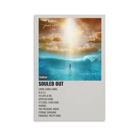 Jhene Aiko Souled Out 6 Canvas Poster Wall Decorative Art Painting Living Room Bedroom Decoration Gift