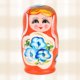thumbnail image 5 of Muñecas rusas Matryoshka para niñas, juguetes, muñecas anidadas, manualidades para niños, regalo de cumpleaños JShteea El nuevo, 5 of 6