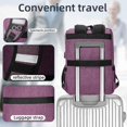 thumbnail image 4 of Vintage Backpack Travel Laptop Backpack with usb Charging Port for Women & Men College Backpack Fits 15.6 Inch Laptop Purple, 4 of 4