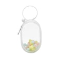 thumbnail image 1 of Bolsa De Almacenamiento De Mu?ecas Peque?a, Bolsa De Exhibición De Figuras Transparente Portátil Para Coleccionistas De Mu?ecas, Color Blanco, 1 of 8