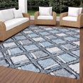 thumbnail image 3 of Addison Rugs Chantille Indoor/Outdoor Transitional Geometric Sky Machine Washable Rectangle Rug, 3' x 5', 3 of 8