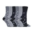 thumbnail image 1 of Gentle Grip - 6 Pairs Ladies Gentle Grip Non Elastic Crew Socks, 1 of 2