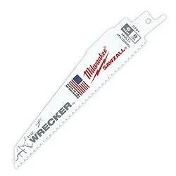 Milwaukee 48-00-5701 The Wrecker Multi-Material Sawzall Blade 6 In 7/11Tpi