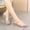 White, variant on Cameland Summer New Baotou Sandals Soft Sole Transparent Crystal Jelly Casual Slippers