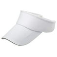 thumbnail image 2 of Mifelio Sun Hat Womens Men Women Summer Visor Sun Plain Hat Cap Beach Hat Women White One Size, 2 of 2