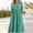 Womens dresses summer-Green, variant on Guieoi Womens Dresses Plus Size 2026 New Trendy Summer V-Neck Cotton-Linen Loose-Fit Pocketed Three-Quarter Sleeve Long Maxi Dress Green M