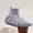 Grey, variant on [Lightweight Slip-On Sneakers] Ultra-Sock Knit Men's Slip-On Sneakers | Breathable Lightweight Mid-Top Casual Walking Shoes with Pointed Toe, All-Season Comfort for Hiking, Running & Daily Wear