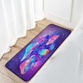 thumbnail image 6 of Dreamtimes Magic Mushrooms Kitchen Mats Washable Long Floor Runner Rug Non-Slip Fatigue Area Rugs Hippie Colorful Spots Absorbent Doormat Cushioned for Farmhouse Home Bath Indoor Outdoor Decor 39"x20", 6 of 6