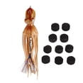 thumbnail image 2 of Aparejos De Señuelos Para Peces De Pulpo, Señuelos De Pesca De Calamar, Atractivos Ojos Grandes, Falda Resistente A Mordeduras Para Agua Dulce, 2 of 7