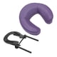 thumbnail image 2 of Cuna facial con almohada para camilla de masaje, reposacabezas de masaje, ligero y resistente de PU. violeta, 2 of 7