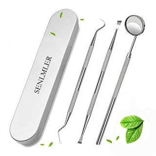 PARYUNGR Dental Tools, Professional Teeth Cleaning Oral Care Hygiene Kit,  Stainless Steel Dental Pick Tooth Scraper Tartar Plaque Remover for  Dentist