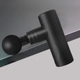 thumbnail image 2 of Mini Massage Gun Handle Usb Charging Muscle Body Pain Relief Fitness Relaxation Silver, 2 of 4