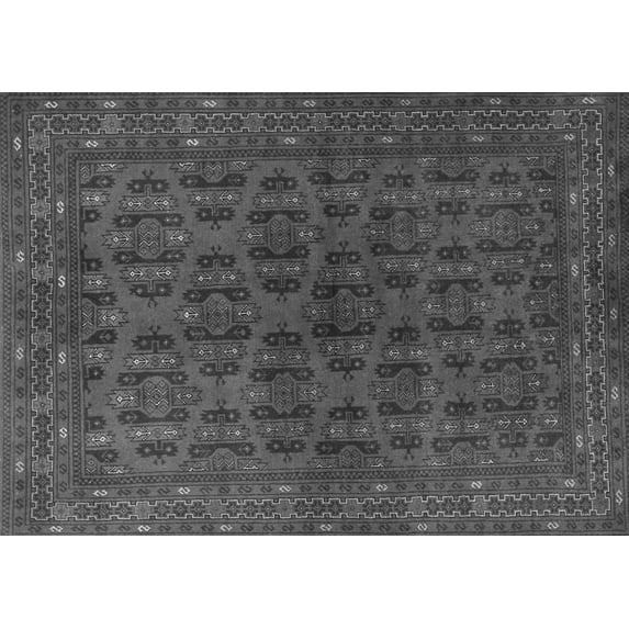 Ahgly Company Indoor Rectangle Persian Gray Traditional Area Rugs, 8' x 12'