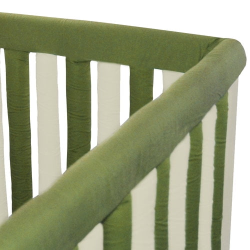 Go Mama Go Designs Sage & Khaki 52" x 6" Reversible Teething Guard