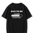thumbnail image 1 of Camiseta de algodón de manga corta para papá, anuncio de maternidad, regalo para papá, para el futuro papá, 1 of 8