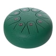 thumbnail image 3 of Tambor de lengua de material acero Tambores de material acero Hand Drum Standard 8 notas Instrumento de percusión de 6 pulgadas con mazos de tambor Bolsa de shamjiam 1 tambor de lengua de acero de 6 pulgadas, 3 of 9