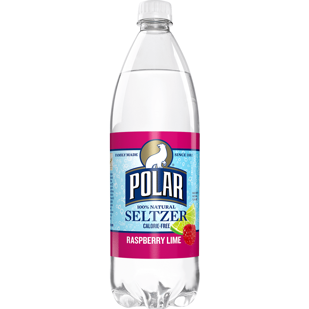 Polar Zero Calorie Raspberry Lime Sparkling Seltzer Water, 1 L, Bottle
