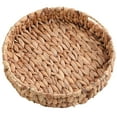 thumbnail image 1 of Woven Fruit Basket Desktop Toy Storage Holder Straw Woven Storage Basket, 1 of 8