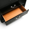 thumbnail image 6 of Furniture of America Vrai 5-Drawer Solid Wood Black Chest, 6 of 9