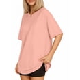 thumbnail image 2 of MOYIKO Oversized T Shirts for Women Short Sleeve Loose Fit Crewneck Tees Summer Tops, 2 of 7