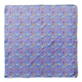 thumbnail image 4 of Bimba Blue Lily & Lotus Floral Pure Silk Printed Head Bandanas Summer Neck Wrap Scarf 40 x 40 Inches, 4 of 6