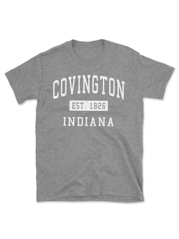 Covington Indiana Classic Established Men's Cotton T-Shirt