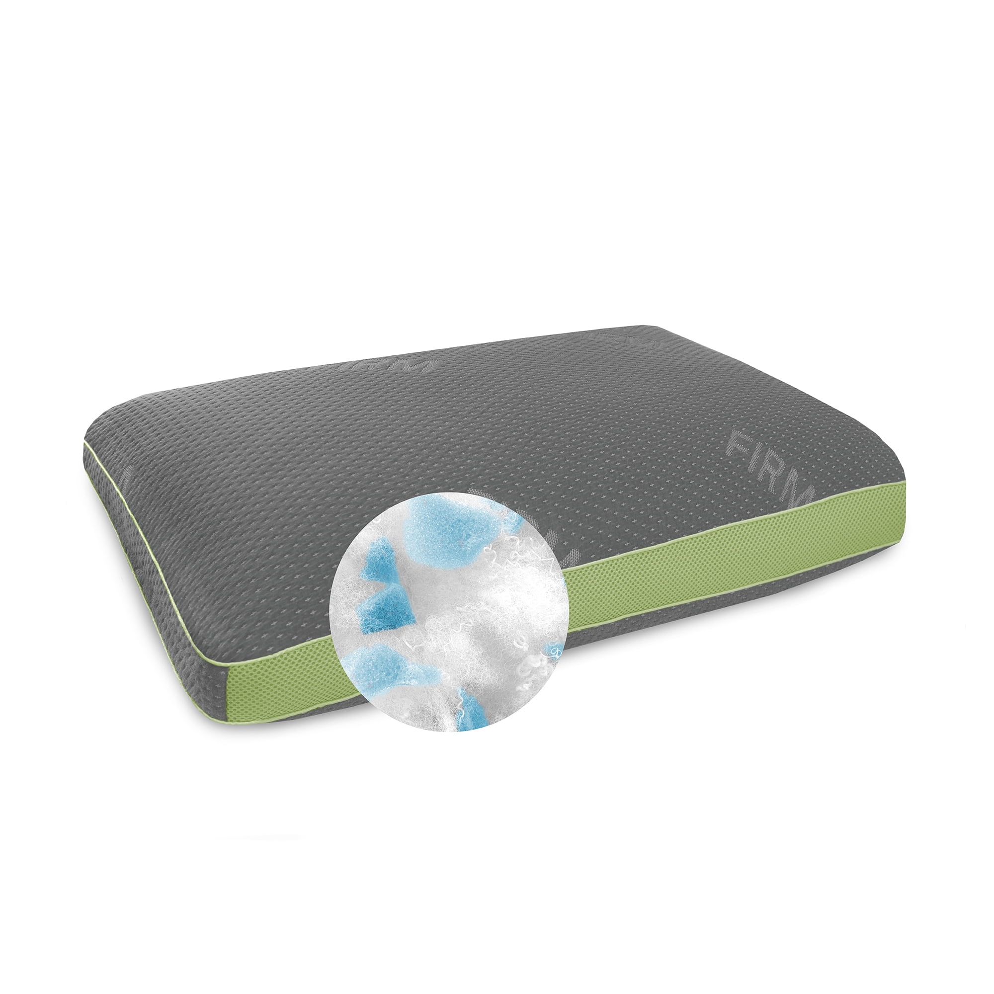 Sensorpedic Memory Foam And Gel Fiber Density Pillow With