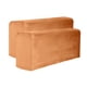 thumbnail image 1 of 2 piezas Funda para reposabrazos de sofá de poliéster de color sólido Funda para sillón extraíble de color sólido Camello, 1 of 7