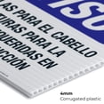 thumbnail image 5 of Bilingual Hairnets And Beard Covers Required In This Area Sign, OSHA Sign, 24x36 Corrugated Plastic, 5 of 7