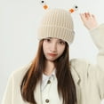 thumbnail image 1 of Cute Glowing Knit Hat Winter Warm With Built In LED Lights For And, 1 of 3