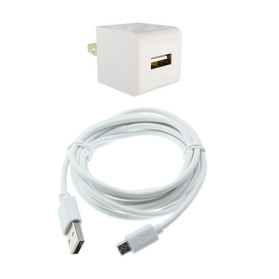 Micro Home Charger for TCL A30 (A3) - USB Cable Power Adapter Cord Compatible With TCL A30 (A3)