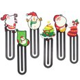 thumbnail image 1 of 6 piezas Marcadores de página navideños Marcadores de página con lindo patrón navideño para niños Regalo de invierno, 1 of 5