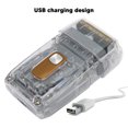thumbnail image 4 of Rechargeable Waterproof Electric Hair Trimmer with LED Screen, Painless and Hypoallergenic, Transparent Gray Color, 4 of 8