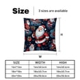 thumbnail image 5 of Santa Claus Bed Pillow Covers Set - 2 Decorative Throw Pillow Patterns - Available in 16x16, 18x18, and 20x20 Inches for Any Occasion - Decorative Pillows, Bed Pillow, 5 of 6