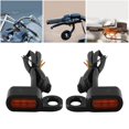 thumbnail image 1 of Luz Indicadora de Señal de 2 Piezas para Touring - Negro naranja Naranja negro Yotijar señales de giro de motocicleta, 1 of 8