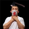 thumbnail image 4 of Cateissary Creepy Halloween Cuchillo Tijeras Diadema Para Cosplay Halloween Cosplay Diadema Fiesta De Halloween Kits de decoración para fiestas No.3, 4 of 6
