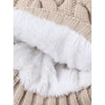 thumbnail image 5 of Seyurigaoka Female Juniors Woolen Hat, Adults Jacquard Knitted Cap Earmuffs Hat Beanie, 5 of 5
