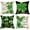Four Leaves, variant on St Patricks Day Clover Decorative Throw Pillow Cover 16x16 Set of 4, Black White Buffalo Plaid Check Lucky Charms Shamrock Outdoor Pillowcase, Spring March Hat Gift Cushion Case Home Decor