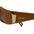 thumbnail image 4 of Levi Men Mens Rectangle Caramel Plastic Wrap Sunglass, Gradient Lens LS150 4, 4 of 6