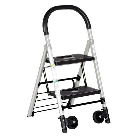 Pointe International 2-Step Ladder Truck 265-lb Max Support Load
