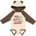 thumbnail image 3 of Inktastic Who Needs Santa when I Have Grandma Boys or Girls Long Sleeve Baby Bodysuit, 3 of 5