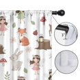 thumbnail image 4 of Blackout Kids Curtains,White Forest Fairy Pattern Childrens Insulated Curtains Set Of 2,Bedroom Essentials,Toddler Room Decor 42"x84", 4 of 5