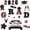 Black Red, variant on 2026 Graduation Magnets – Congrats Class of 2026 Reflective Waterproof Magnetic Stickers for Car, Fridge & Garage