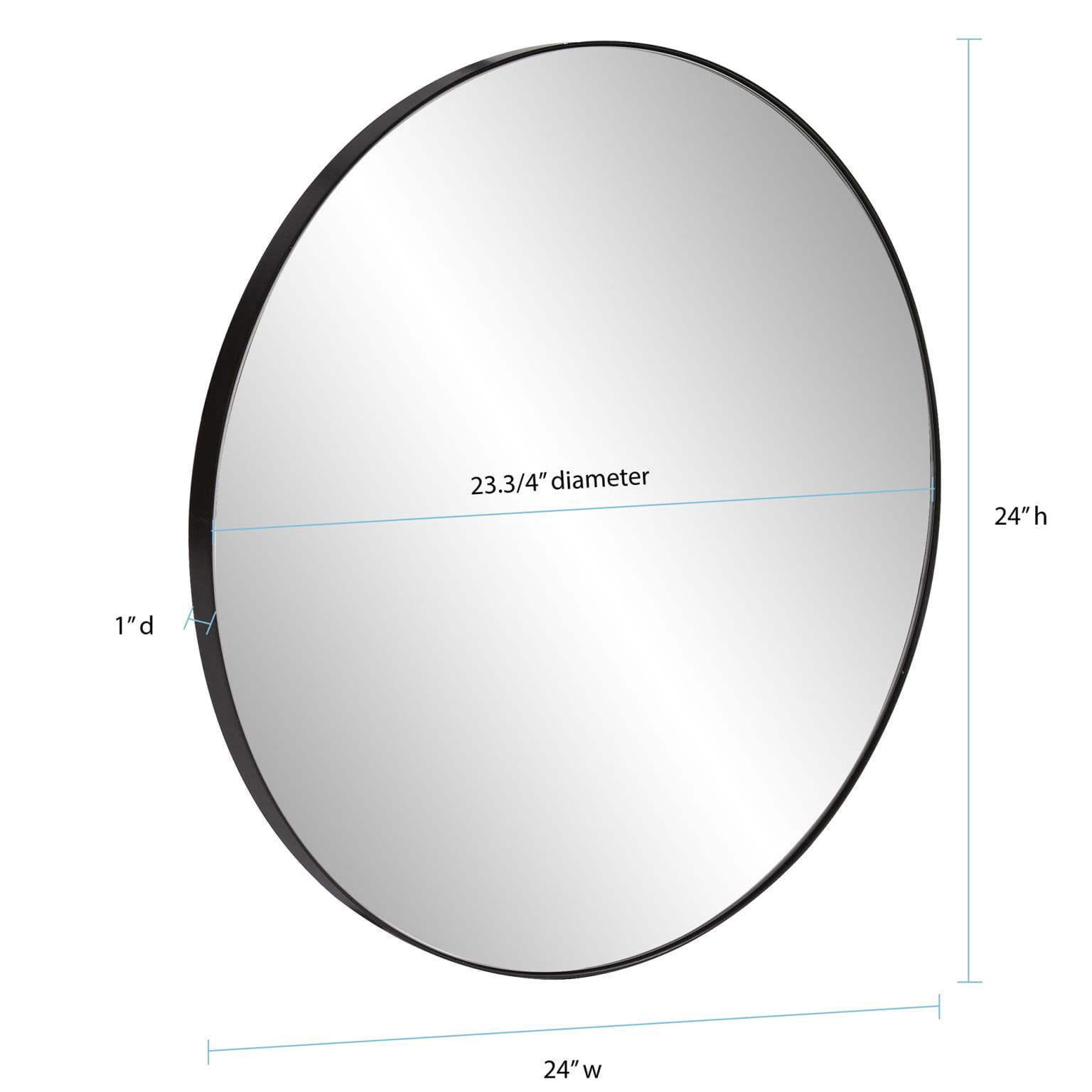 Tyler Dillon Stainless Steel Framed Wall Mirror, Van Buren Collection